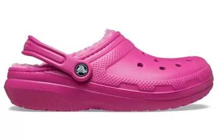 Crocs Classic Tamanco Forrado Esporte Unissex Roxo Vermelho Sandálias