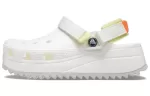Crocs Classic Tamanco Hiker Sandálias Brancas