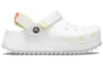 Crocs Classic Tamanco Hiker Sandálias Brancas