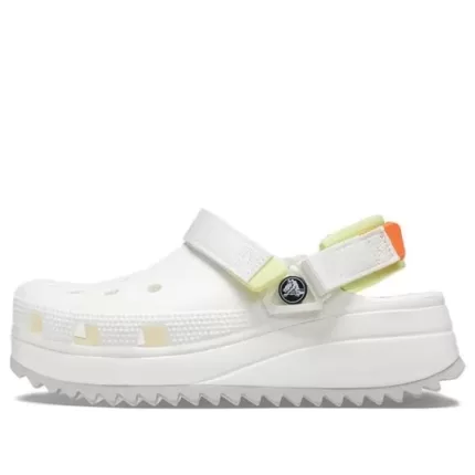 Crocs Classic Tamanco Hiker Sandálias Brancas