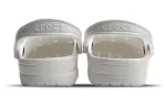 Crocs Classic Tamanco Respirável Sandálias Brancas Unissex 10126-100