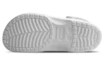 Crocs Classic Tamanco Respirável Sandálias Brancas Unissex 10126-100