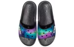 Crocs Classic Tamanco Sapato casual unissex multicolorido preto