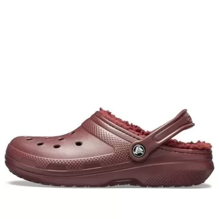 Crocs Classic Tamanco Sports Unissex Vinho Tinto Sandálias
