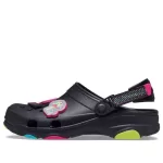 Crocs Classic Tamanco Todo Terreno Minimalista Casual Unissex Sandálias Pretas