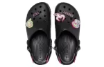 Crocs Classic Tamanco Todo Terreno Minimalista Casual Unissex Sandálias Pretas