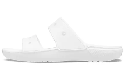 Crocs Classic Tamanco aconchegante sapato casual unissex branco
