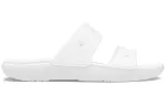 Crocs Classic Tamanco aconchegante sapato casual unissex branco