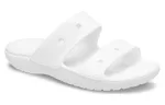 Crocs Classic Tamanco aconchegante sapato casual unissex branco
