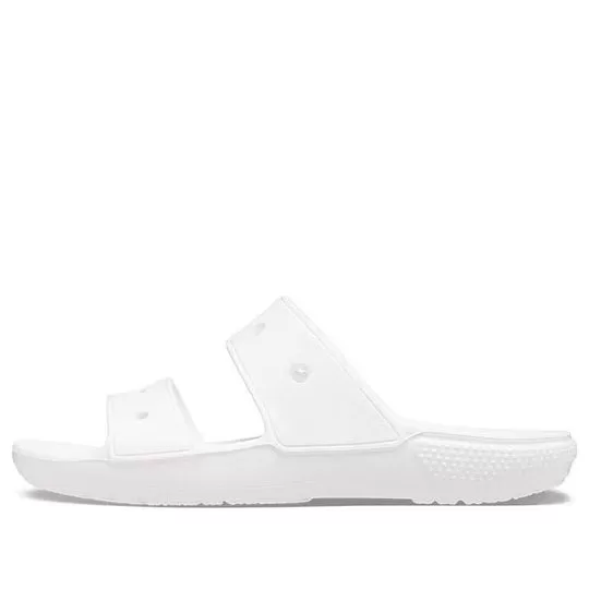 Crocs Classic Tamanco aconchegante sapato casual unissex branco