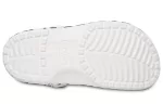 Crocs Classic Tamanco animal Impressão Sandálias de Praia Preto Branco
