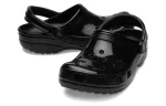 Crocs Classic Tamanco de alto brilho ‘Preto’