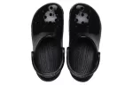 Crocs Classic Tamanco de alto brilho ‘Preto’