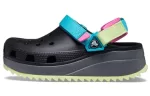 Crocs Classic Tamanco de caminhada ‘Preto Azul Amarelo’