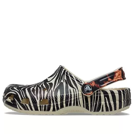 Crocs Classic animal Beach Sandálias Unissex animal ‘Branco’