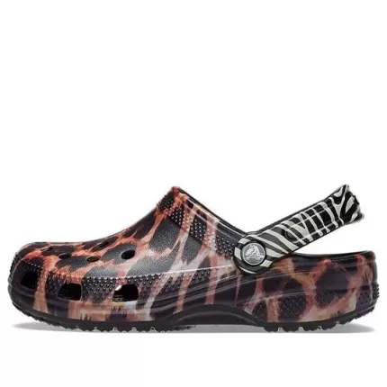 Crocs Classic animal Praia Sandálias Unissex Pretas