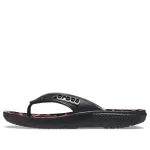 Crocs Classic chinelos unissex com estampa de leopardo ‘Black Leopard’