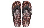 Crocs Classic chinelos unissex com estampa de leopardo ‘Black Leopard’