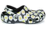 Crocs Classic clo margarida Full Print Sandálias Unissex Pretas
