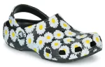 Crocs Classic clo margarida Full Print Sandálias Unissex Pretas