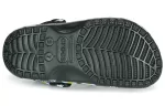 Crocs Classic clo margarida Full Print Sandálias Unissex Pretas