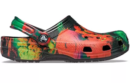 Crocs Classic tamanco Praia Unissex Sandálias Pretas ‘Black’