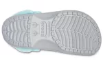 Crocs Classic tamanco Stay Warm Fleece Forrado Sapato Unissex Cinza Azul