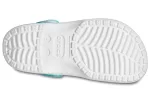 Crocs Colorido Crocs Praia Unissex Multi-Color Branco Sandálias