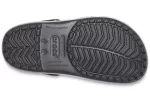 Crocs Crocband Bold Logo Clog Sandálias Unissex Pretas