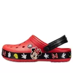 Crocs Crocband Cartoon Mickey Mouse Resistente ao Desgaste Unissex Vermelho Preto Sandálias ‘Red Black’