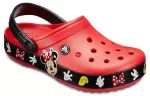 Crocs Crocband Cartoon Mickey Mouse Resistente ao Desgaste Unissex Vermelho Preto Sandálias ‘Red Black’