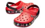 Crocs Crocband Cartoon Mickey Mouse Resistente ao Desgaste Unissex Vermelho Preto Sandálias ‘Red Black’