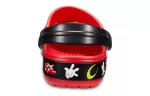Crocs Crocband Cartoon Mickey Mouse Resistente ao Desgaste Unissex Vermelho Preto Sandálias ‘Red Black’