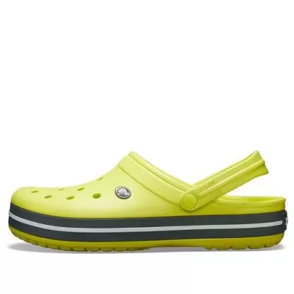 Crocs Crocband Clogs ‘Citrus Grey’ 11016-725
