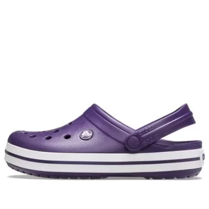 Crocs Crocband Clogs ‘Roxo Branco’ 11016-55Y