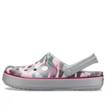 Crocs Crocband Gráfico III Clogs ‘Cinza Rosa’