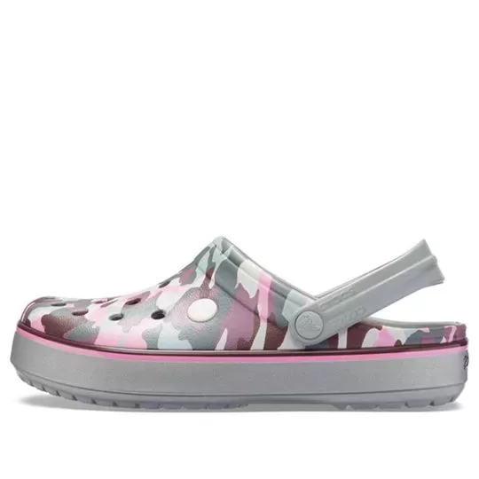 Crocs Crocband Gráfico III Clogs ‘Cinza Rosa’