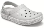 Crocs Crocband Logo Mania Beach Sandálias Cinza