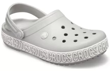Crocs Crocband Logo Mania Beach Sandálias Cinza