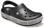 Crocs Crocband Logo Mania Beach Sandálias Pretas
