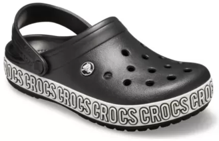 Crocs Crocband Logo Mania Beach Sandálias Pretas
