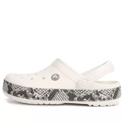 Crocs Crocband Snake Print Clogs ‘Branco Preto’