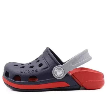 Crocs Electro 3 Outdoor Beach Sports Big Boys Azul Vermelho Sandálias ‘Blue Red’