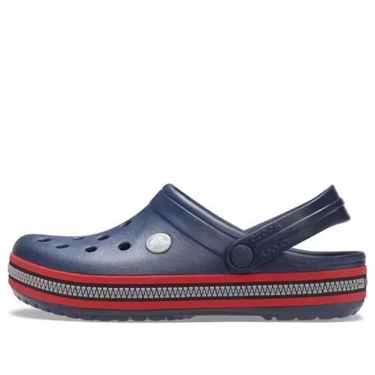 Crocs Faixa de zíper Crocband Clogs ‘Vermelho Marinho’
