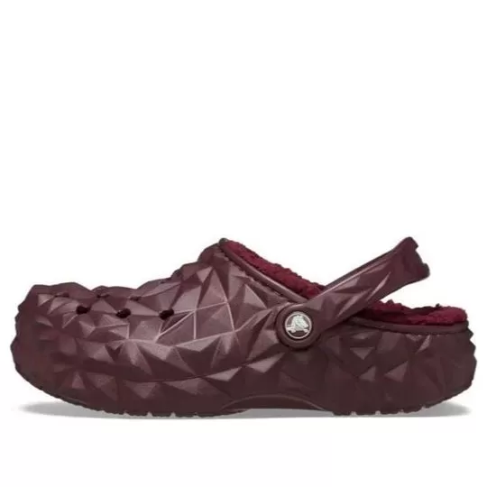 Crocs Forrado Geométrico Clogs ‘Cereja Escura’