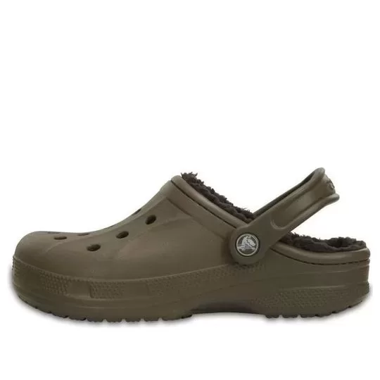 Crocs Forrado de inverno Clogs ‘Espresso de nozes’