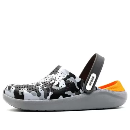 Crocs Gráfico Literide Clogs ‘Cinza Preto’