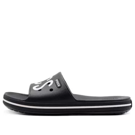 Crocs Impressão Sandálias Chinelos 3ª Geração Preto