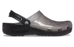 Crocs Jelly Crocs Sandálias Unissex Pretas Transparentes