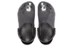 Crocs Jelly Crocs Sandálias Unissex Pretas Transparentes